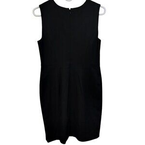 Black little dress, office chic, minimalist preppy, tailored look, fits like S/M